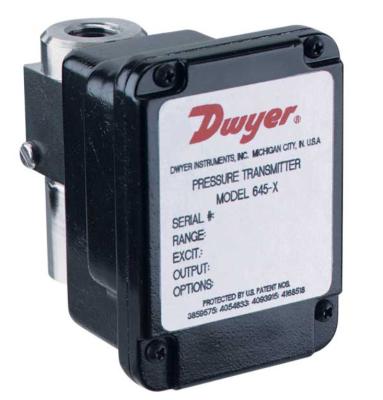 China Dwyer Series 645 Wet / Wet Differential Pressure Transmitter 645-4 for sale