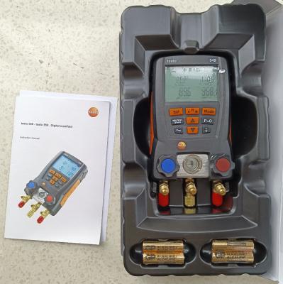 China Testo 549 Entry Level Digital 2 Way Manifold Refrigeration Gauge Manifold -50 To +150 °C for sale