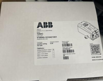 China Germany Original ABB TZIDC Electro Pneumatic Positioner V18345-1010421001 for sale