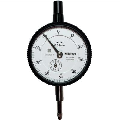 Cina Mitutoyo Dial Gauges 2046A 10 mm Range, 0,01 mm Graduation With Best Price in vendita