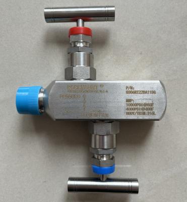 Cina Rosemounte 2 Way Valve Manifold 0306 Inline Manifold 306 In-Line Pressure Manifold 0306RT22BA21 0306RT22BA11 in vendita