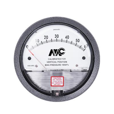 China 100mm Mikrodifferenzdruck-manometer Soem-Mikro 100 P/in Manometer-Aluminium- zu verkaufen