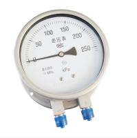 China PTFE Protected Stainless Steel Pressure Gauge 316L Chamber Steel Diaphragm for sale