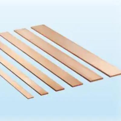 China Mold electrode processing flat bar/copper copper busbar/rod C1100 pure copper T2 copper electrode for sale