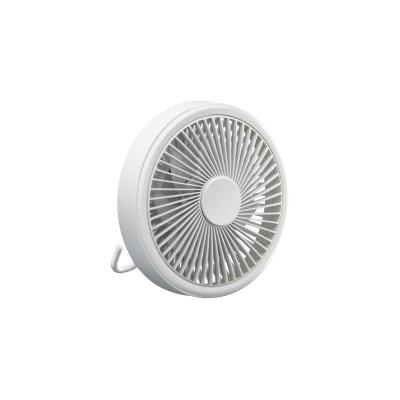 China New Arrival 2022 Cool Colorful Light Air Mist Colorful Light Usb Ceiling Fan Portable Rechargeable Outdoor Desktop Fan With Night Light for sale