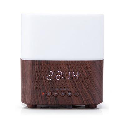 China New Frontier Car Clock 300ml Smart BT Speaker Humidifier Three-in-One Multifunctional LED Aroma Diffuser for sale