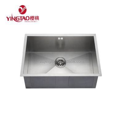 China Without Faucet Sale Stainless Steel Radius Small Handmade Kitchen Sinks For Pakistan 6045 for sale