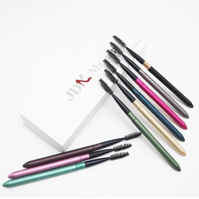 China Custom Logo Mascara Brush Reusable Magic Wands Coiler Tube Eyelash Brush Eyebrow Brush for sale