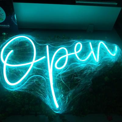 China Hotel 12v Partition Silicone Led Flex Neon Strip For Customize OPPEN Neon Sign for sale