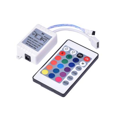 China 24 Main RGB LED IR Remote Controller for SMD 3528 5050 RGB LED Strip Lights 61*35*22mm for sale