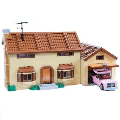 China With Paper Manual 16005 83005 Building Blocks Educational Toys Bricks Set Architecture Simpson House Model For Kids Friends Birthday Gifts Kit for sale