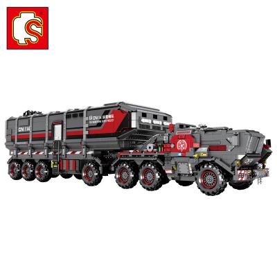 China DIY TOY Senbao 107009 Earth Series Vehicle Wandering Box Model Building The Big Block Children's Gift Toys for sale