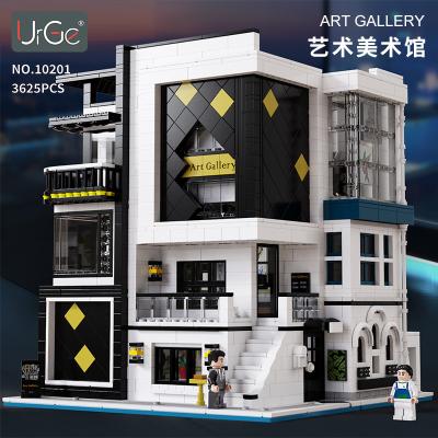 China DIY TOY Youge's Urban Street View Art Gallery Assembled Decoration Model UG10201 building block of gift toys for boys and girls for sale