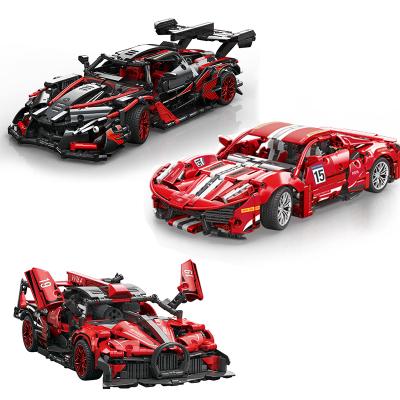 China DIY TOY Magic Domain Building Block MY88301 MY88303 MY88304 god of war racing 1:14 Building Blocks Sports car boy gift model toy for sale