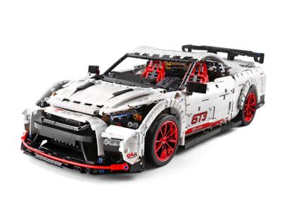 China DIY TOY NO.13172 Technic Series Nissan GT-R Sports Car Model Building Blocks Kids Educational Assembling Bricks Toys for sale