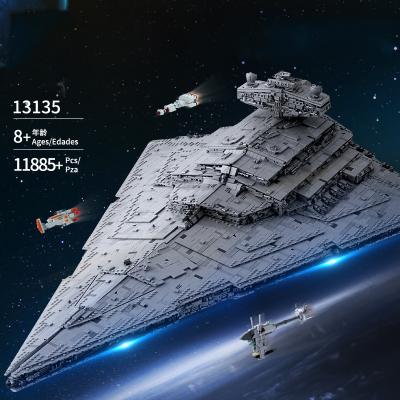 China DIY TOY NO.13135 Star Plan Star Wars Imperial Destroye Model Building Blocks Set Kids Educational Toys For Children's Gift for sale