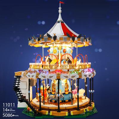 China DIY TOY NO.11011 5086Pcs MKingLand Carousel Building Blocks Set Kids Toys For Children Gift Bricks Friends Blocks for sale