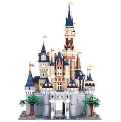 China DIY TOY NO.13132 Fairy Tale Fantasy Castle Building Blocks Street View Paradise Children's Toys Educational Birthday Gift for sale