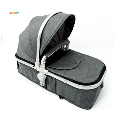 China Polyester Luxury Folding Baby Stroller 3 in 1 Baby Crib Newborn Cradle Malaysia for sale