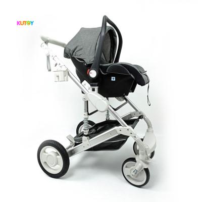 China Polyester Wheel Baby Walker Infant Stroller OEM Rubber Baby - Doll Stroller Walker For Sale for sale