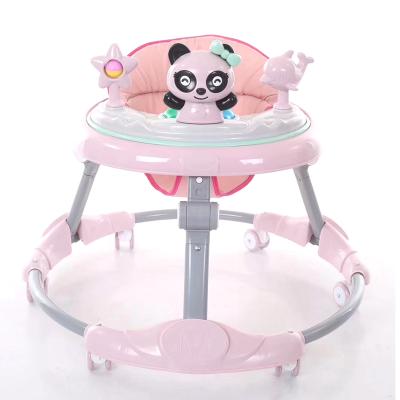 China 2020 Multi-Function Corporate Promotional Dots Sale Gift Baby Walker New With Carrier Cheap Plastic Toys Music Kid Baby Single Walker for sale