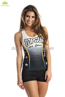 China Custom Crop Cheerleading Tops And Shorts Colorful Printing Sublimation Allstar Uniform for sale