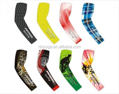 China Antibacterial Custom Sublimation Cool Slimming Arm Sleeves for sale