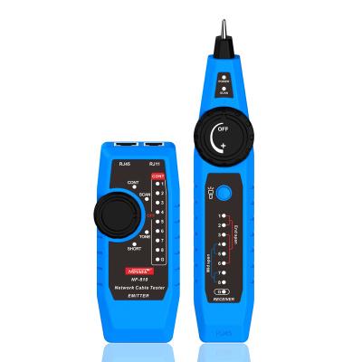 China lcd display rj11 and rj45 line line tester poe switch test line finder cat5 cat6 telephone cable network tester NF-810 for sale