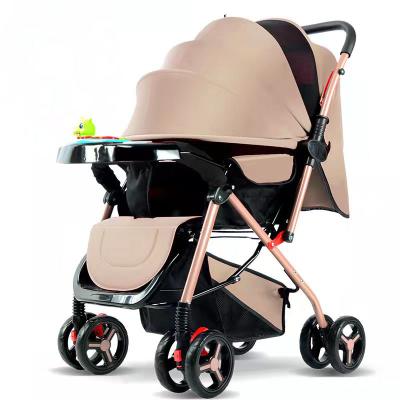 China 0-3 Years Wholesale Adjustable Baby Carriage With Good Lightweight Adjustable Canopy Cheap Multifunctional Baby Strollers On Sale for sale