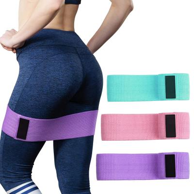 China High Elasticity Custom Workout Pink Hip Sets Loop Fitness Resistance Elastic Exercise Bands Booty Resistant Bands for sale