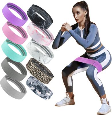 China High Elastic Force Hip Resistance Bands Workout Booty For Legs And Butt Exercise Hip Circle Resistance Band Custom for sale