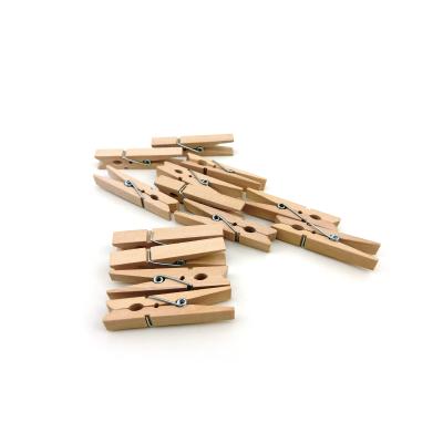 China Mini Wooden Pegs Decorations Wooden Home Perfect Clothespin for sale