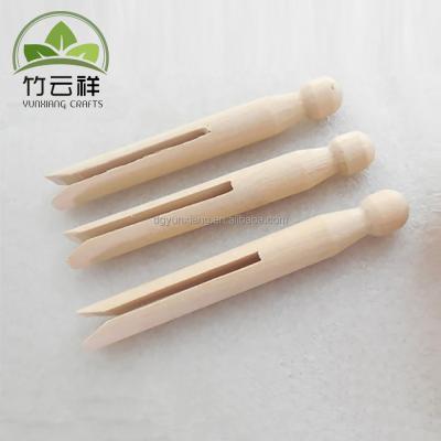 China Eco - Friendly Natural Wooden Hanging Peg With Hole Carriage Wood Pegs for sale