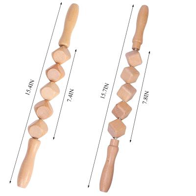 China 15 Inch Maderotherapy Soft Tissue Therapy Wooden Lymphatic Massager Roller Body Drainage Matrices for sale