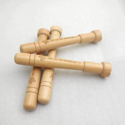 China Viable Schema Wooden Garlic Crusher Bar Tool Wooden Ice Crusher Pestle for sale