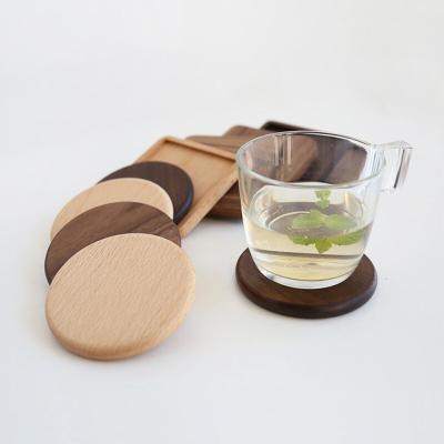 China Viable Wooden Coasters For Drinking Glasses Good Protection For Any Type Of Table for sale