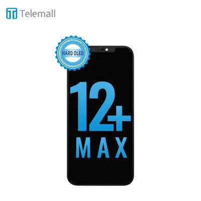 China Hard IPS Oled Display Telemall Touch For Iphone 12Pro Max 6.4 Inch LCD Replacement Mobile Phone Display With View for sale