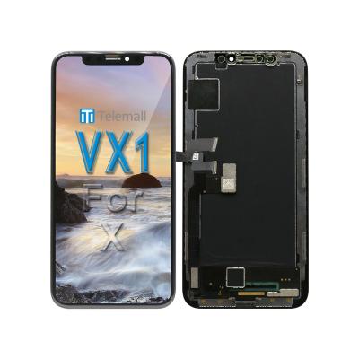 China 100% Quality TELEMALL VX1 LCD Display Screen Digitizer Replacement For iPhone X 5.8 inch for sale