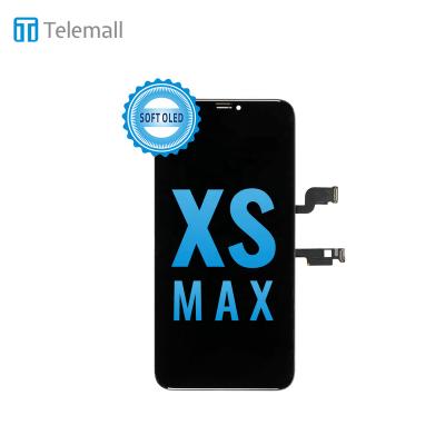 China IPS Show Soft Telemall Oled Touch For Iphone XS Max LCD Replacement Mobile Phone Display With Frame for sale