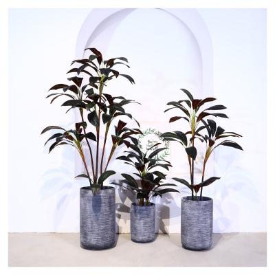 China Soft landscaping artificial plant potted floor-to-ceiling minimalist large green plant simulation tree indoor decoration ornaments for sale