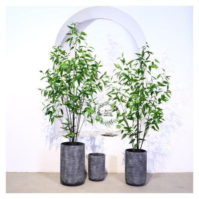 China High-grade simulation artificial eucalyptus lemon green plant home minimalist indoor window living room decoration for sale