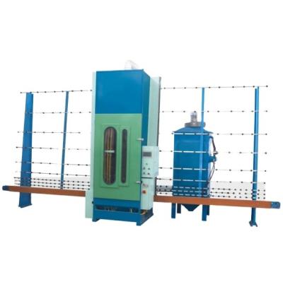 China Frosted Glass Candle Blaster Automatic Gun Sandblasting Glass Processing Machine for sale