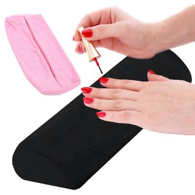 China New Design Nail Art DIY Design Nail Art Rest Sponge Pillow Nail Soft Hand And Factory Price Nail Arm Pillow With Memory Foam for sale