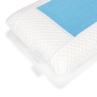 China New Health Care Anti-static Unique Comfort Good Quality Gel Memory Foam Pillow Cervical Cutout Cooling Orthopedic Pillow for sale