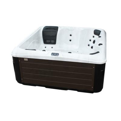 China Freestanding Massage 5 Person Hot Tub New Luxury Hot Tub Dimensions Outdoor Spa With 1 Couch for sale