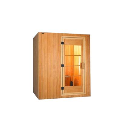 China Computer Control Panel Luxury Sauna Room Customized Finland Cedar Sauna Room for sale