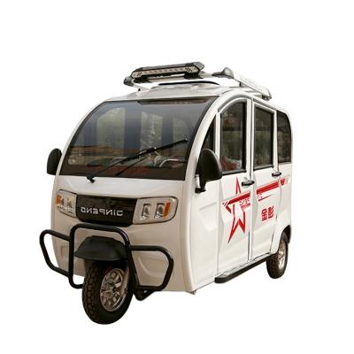 China 2022 discount price 60V 1000W 5 large passenger doors enclosed electric tricycle for delivery for sale