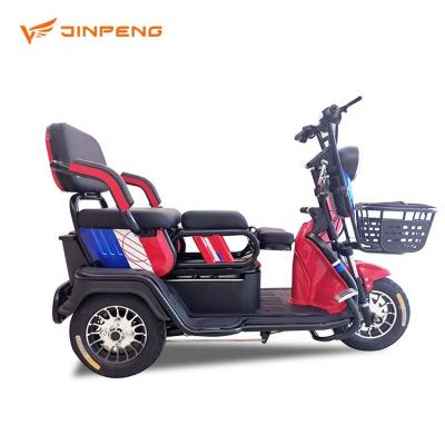 China Jinpeng Factory Supply Direct Adult Leisure 3 Wheel Passenger Electric Tricycle for sale