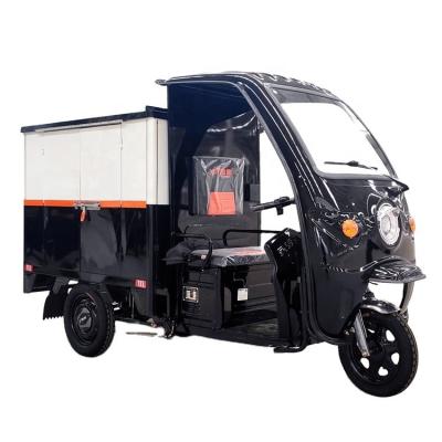 China 2022 hot sale cargo closed 3 wheel electric tricycle bike/food delivery cargo tricycle express lead-acid battery used in cars for sale