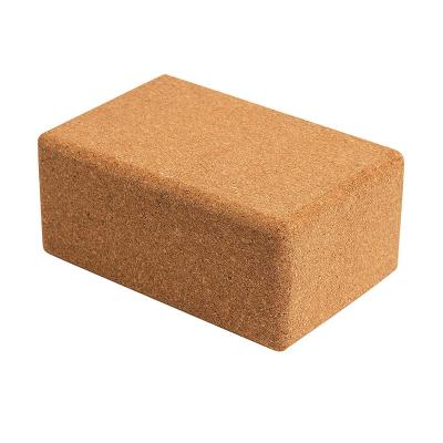 China China Product Non Slip Custom Printed 3*6*9inch 4*6*9inch High Density Natural Cork Yoga Block for sale